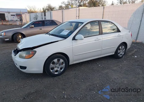 2009 Kia Spectra Ex из США, поврежденный, VIN KNAFE222X95613553